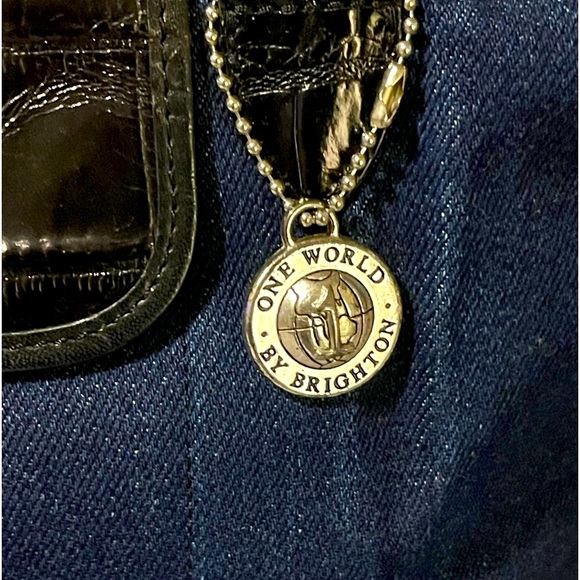 Y2K Brighton Denim Satchel Tote Shoulder Bag - Picture 11 of 15